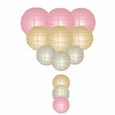 Paper Lantern Assorted Pack 4 (12pcs)